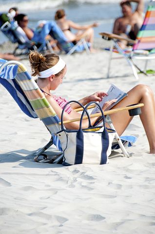 people in beach